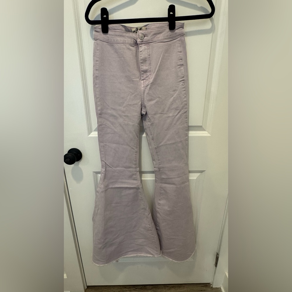 We The Free free people, purple bellbottoms flare jeans